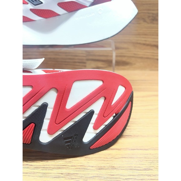 Adidas JI0308 Men's Sz 8 Women's Sz 9 White/Red Adizero Aruku Casual Shoes - Picture 6 of 16
